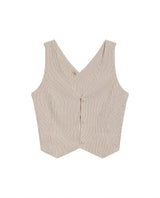 Womens Striped Cross-Back Vest - Yellow 63_711H715_AMA120815_3