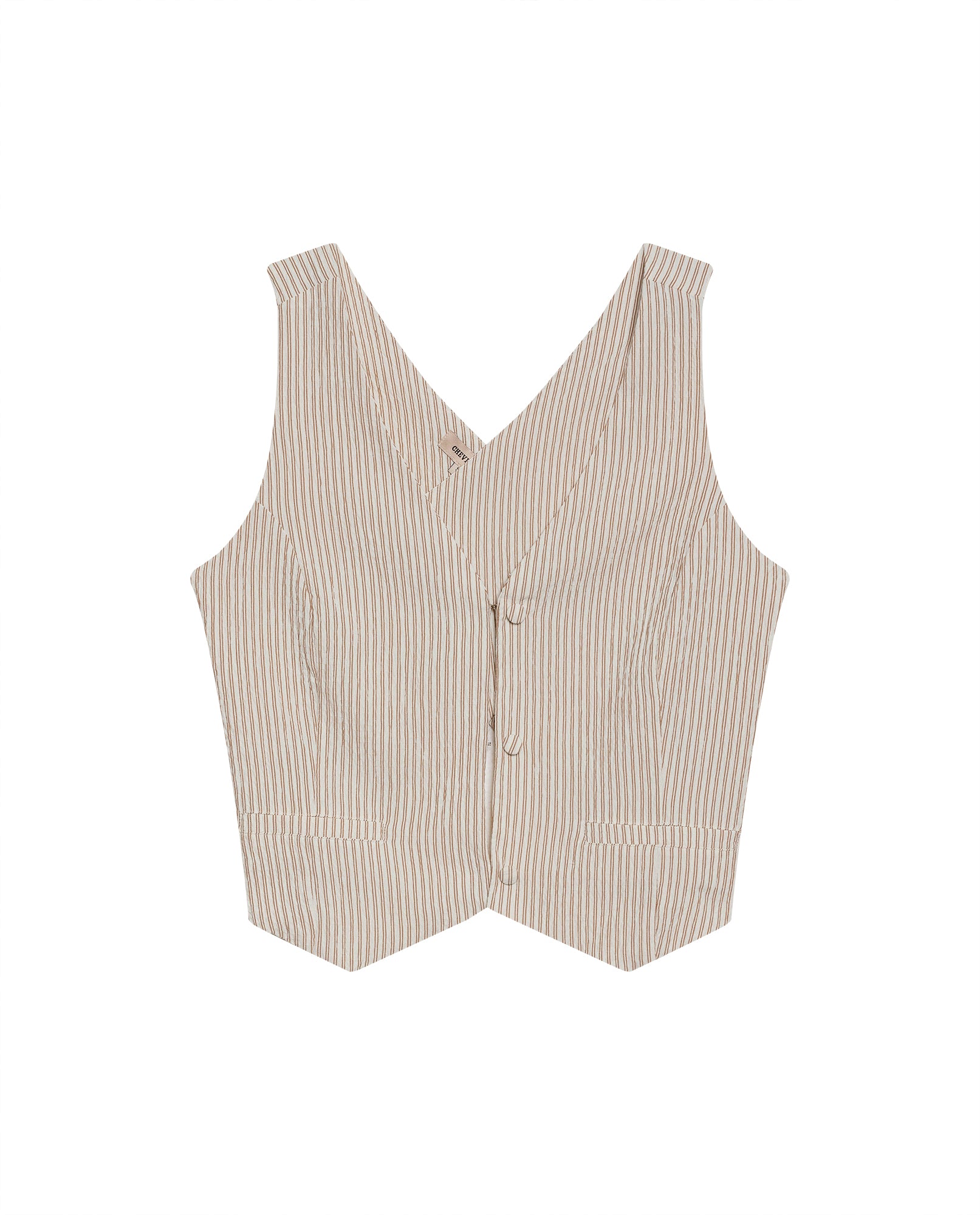 Womens Striped Cross-Back Vest - Yellow 63_711H715_AMA120815_3