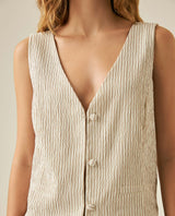 Womens Striped Cross-Back Vest - Yellow 63_711H715_AMA120815_5