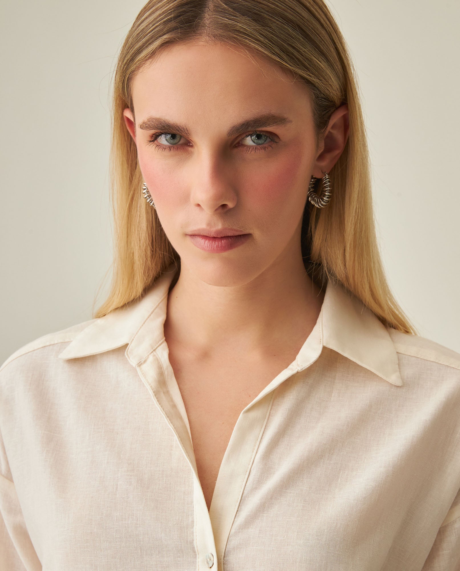 Women´s Linen Shirt - Raw 63_712H001_CRU110103_0