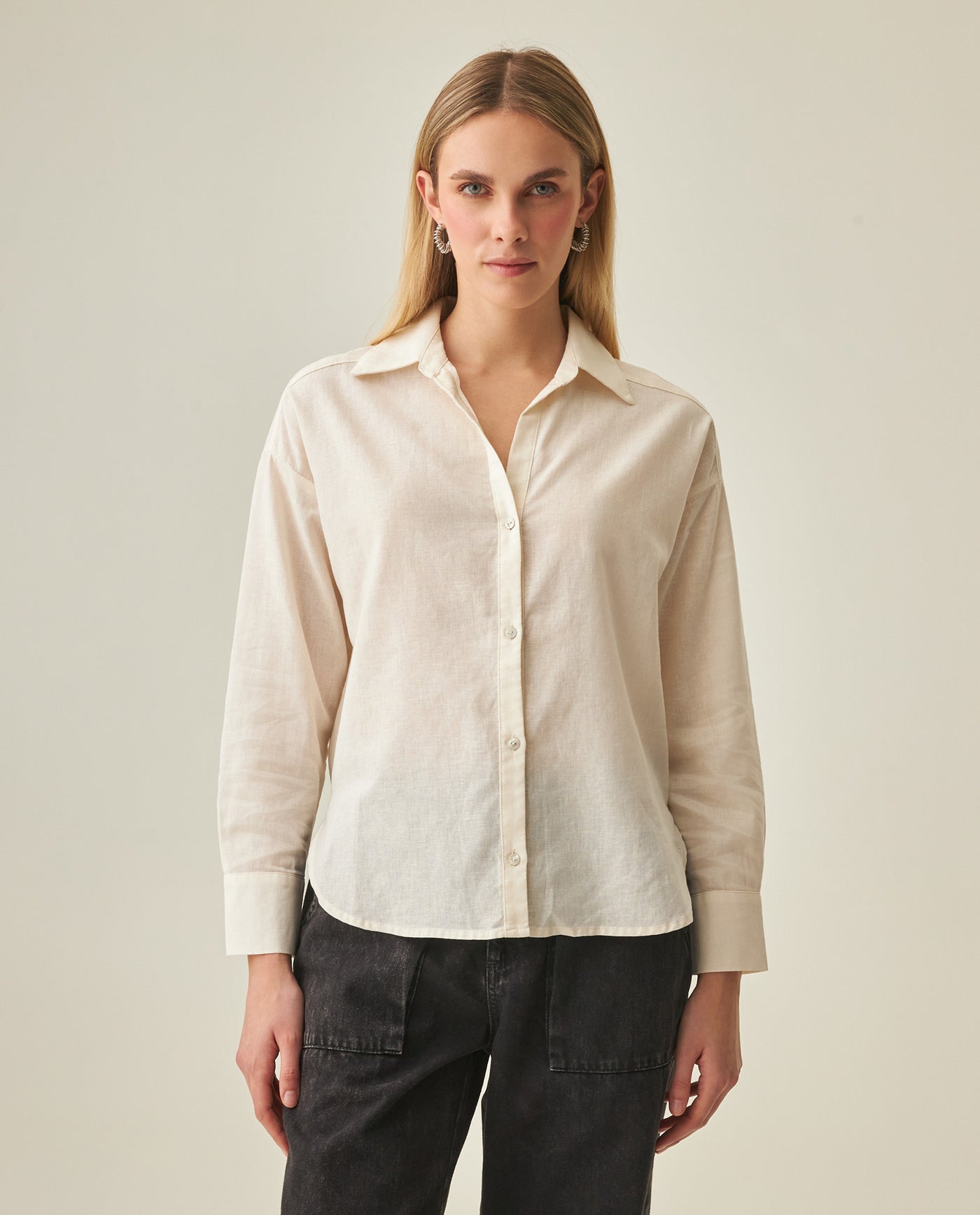 Women´s Linen Shirt - Raw 63_712H001_CRU110103_3