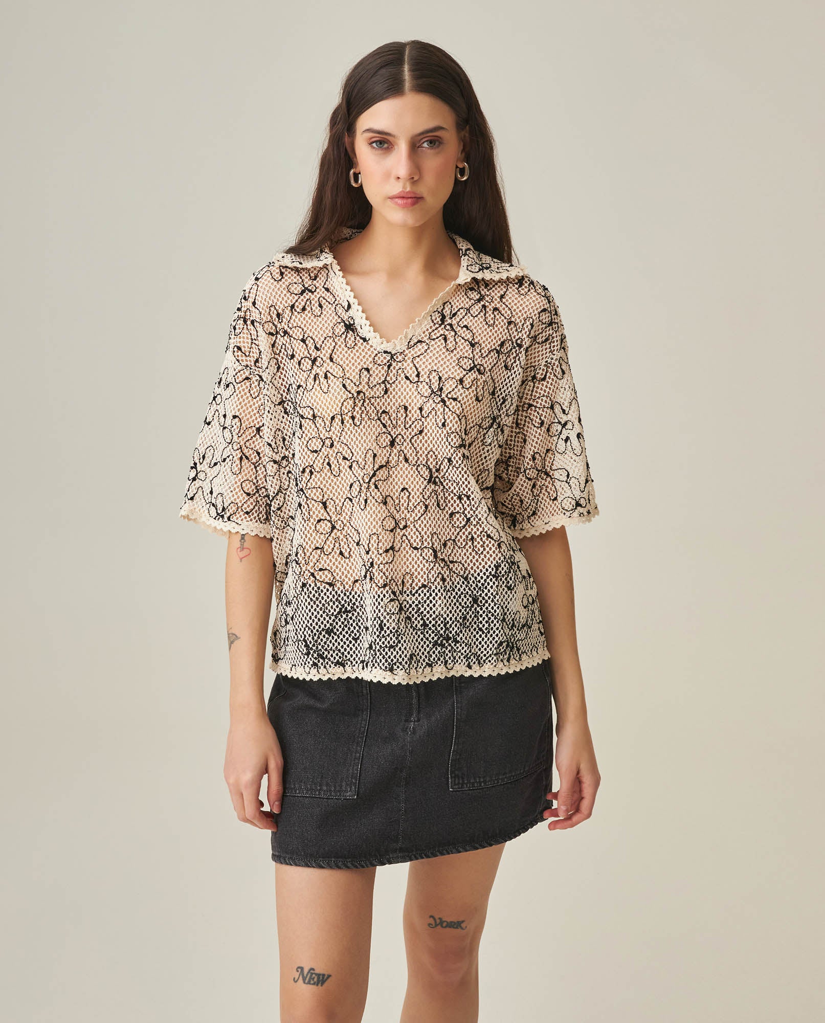 Women´s Relaxed Blouse - Raw 63_712H002_CRU110606_0