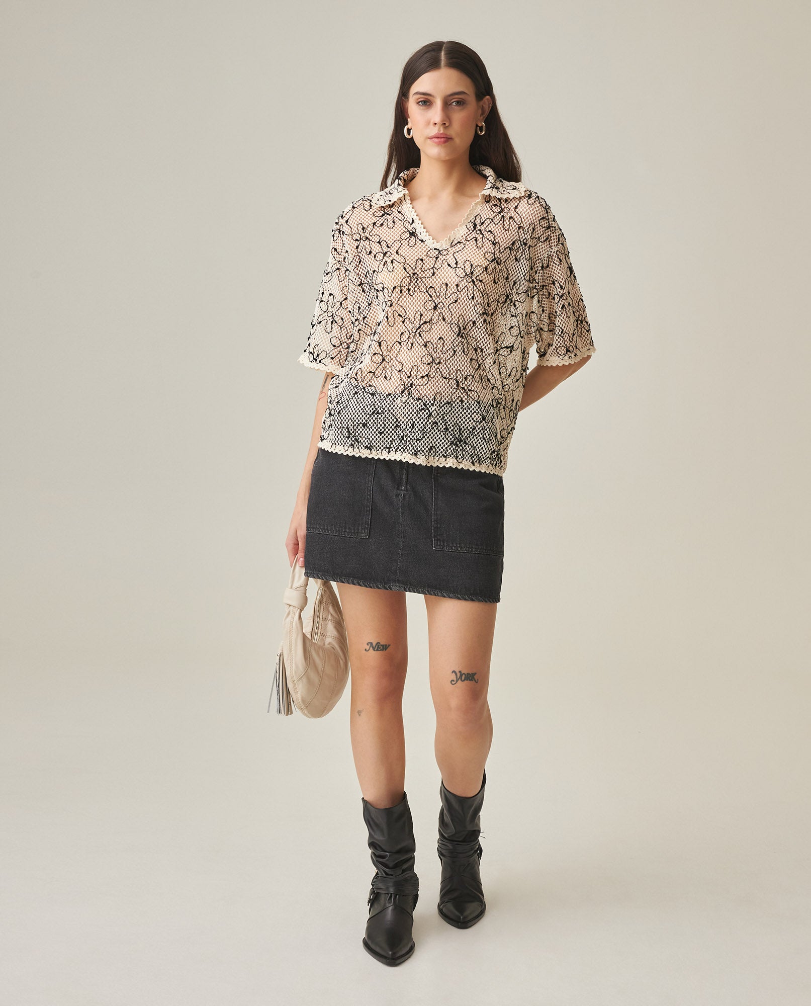 Women´s Relaxed Blouse - Raw 63_712H002_CRU110606_3