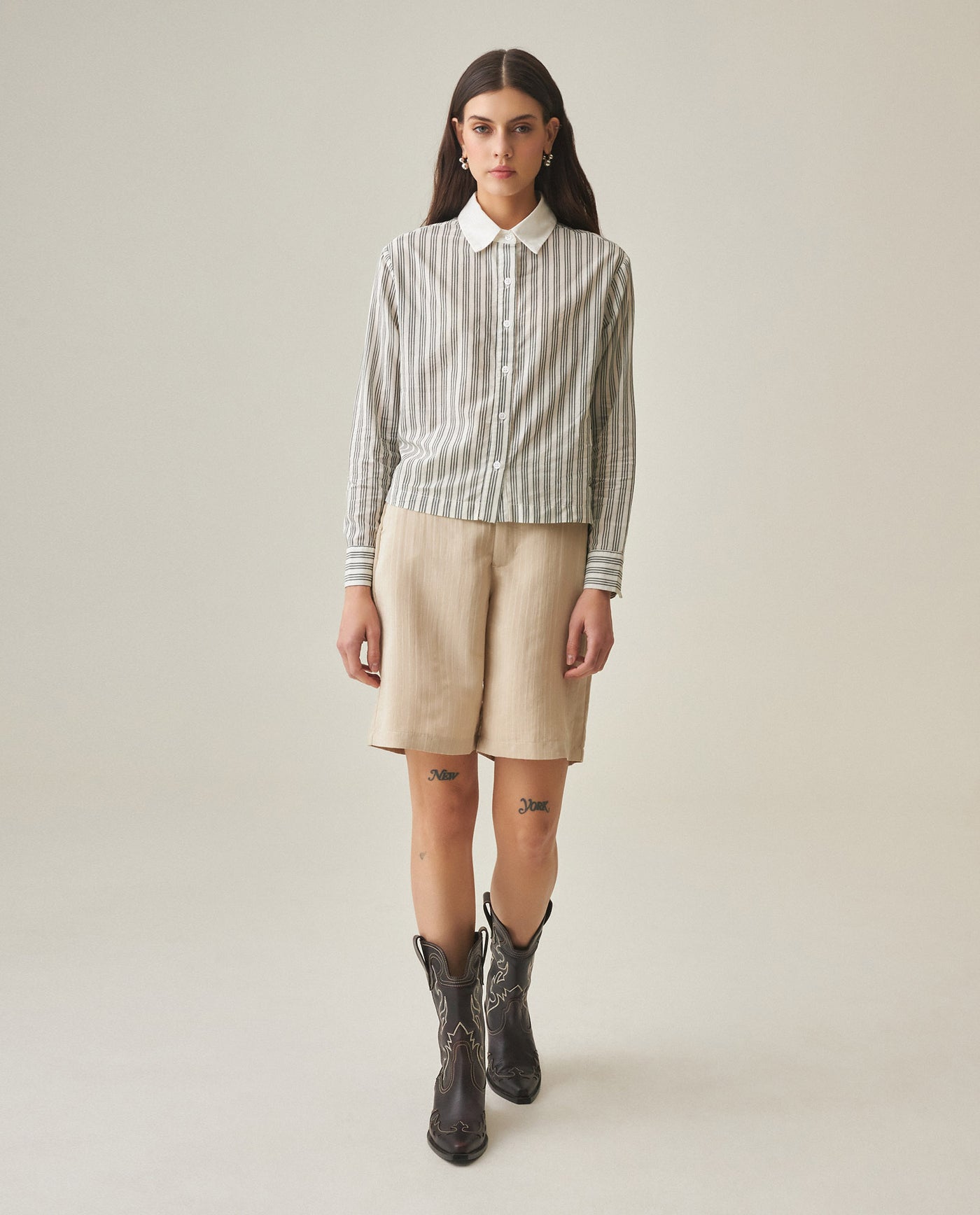 Women´s Cropped Shirt - Raw 63_712H003_CRU114302_0