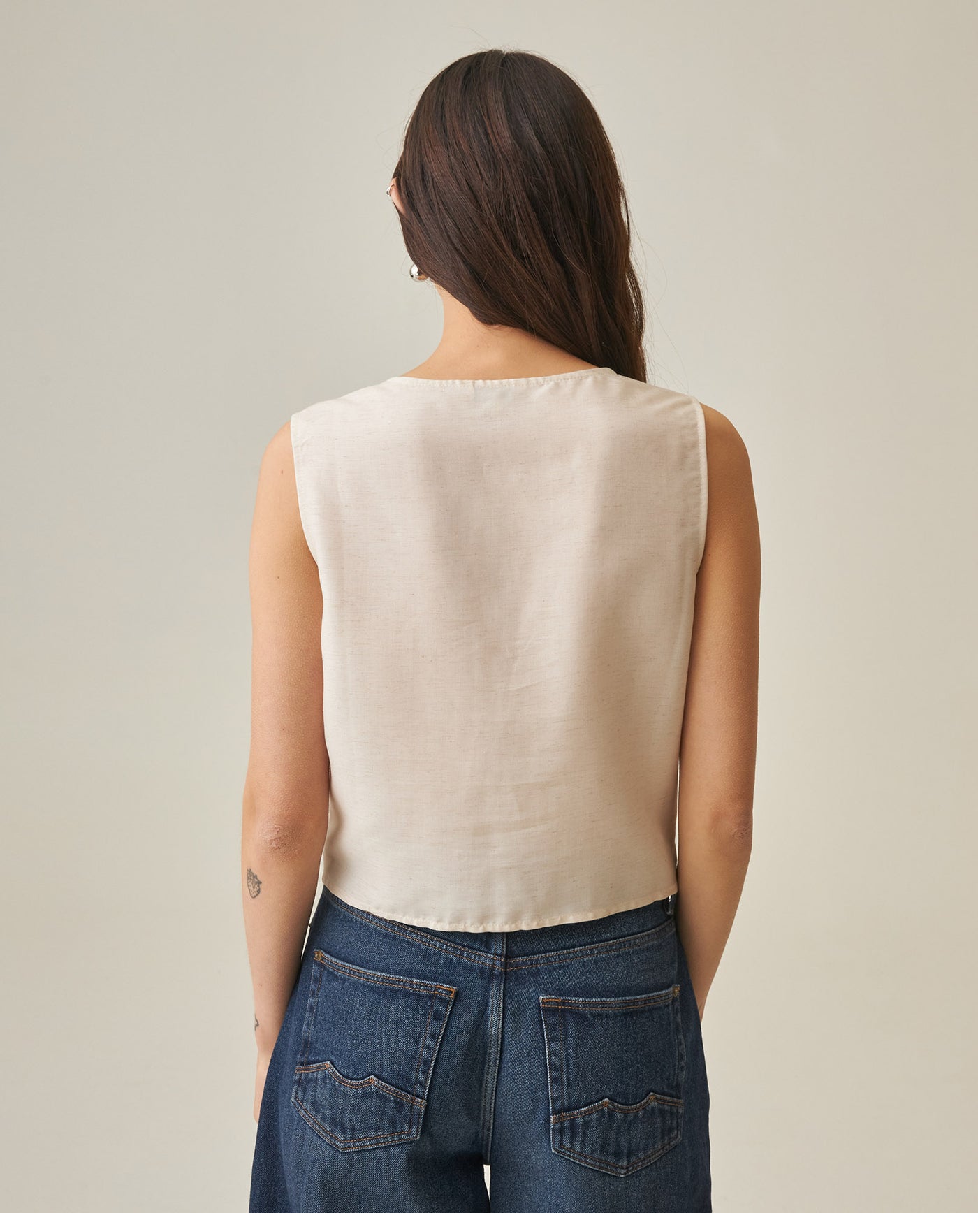 Women´s Slim Fit Vest - Raw 63_712H006_CRU130905_6