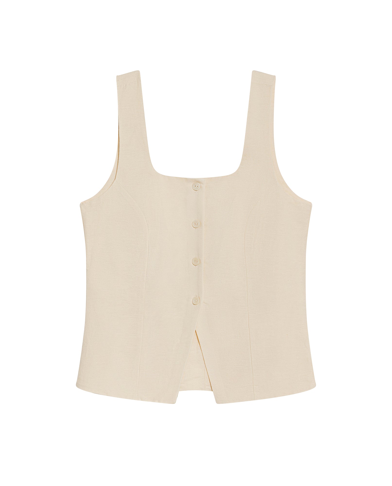 Women´s Linen Blouse - Yellow 63_712H008_AMA120815_4