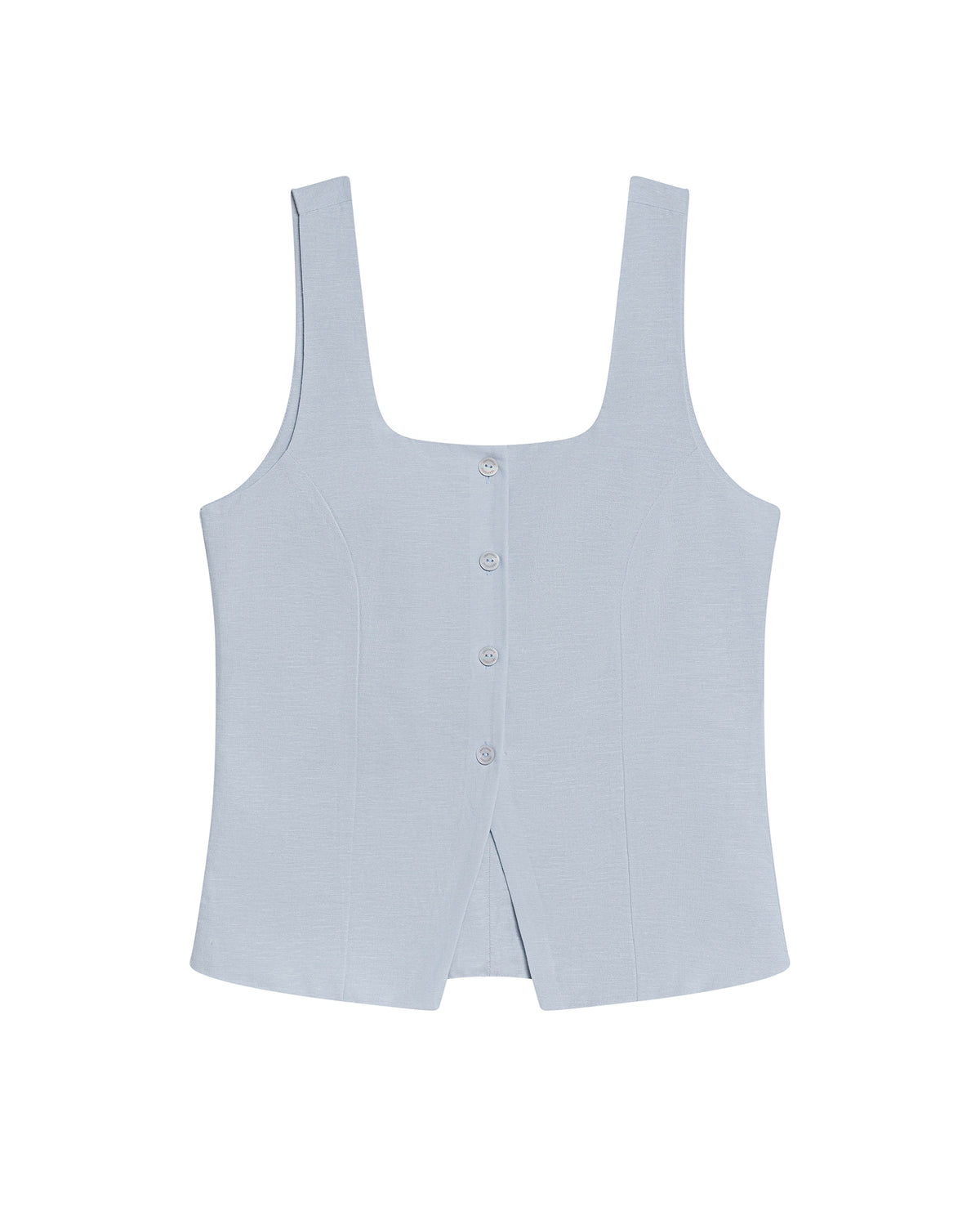 Women´s Linen Blouse - Blue 63_712H008_AZU134111_4