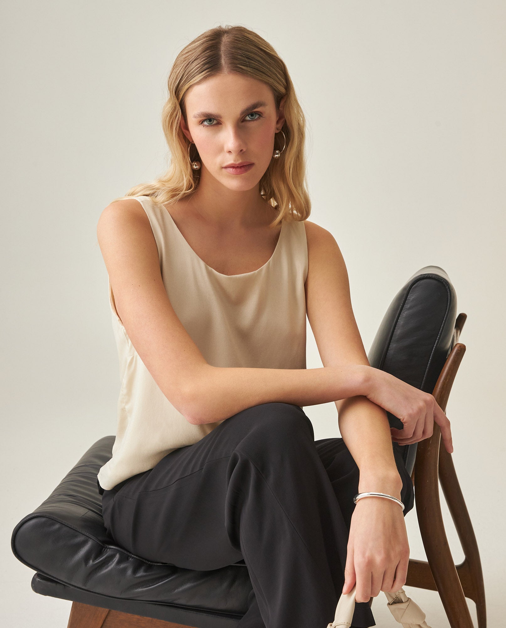 Women´s Sleeveless Blouse - Raw 63_712H013_CRU120908_3