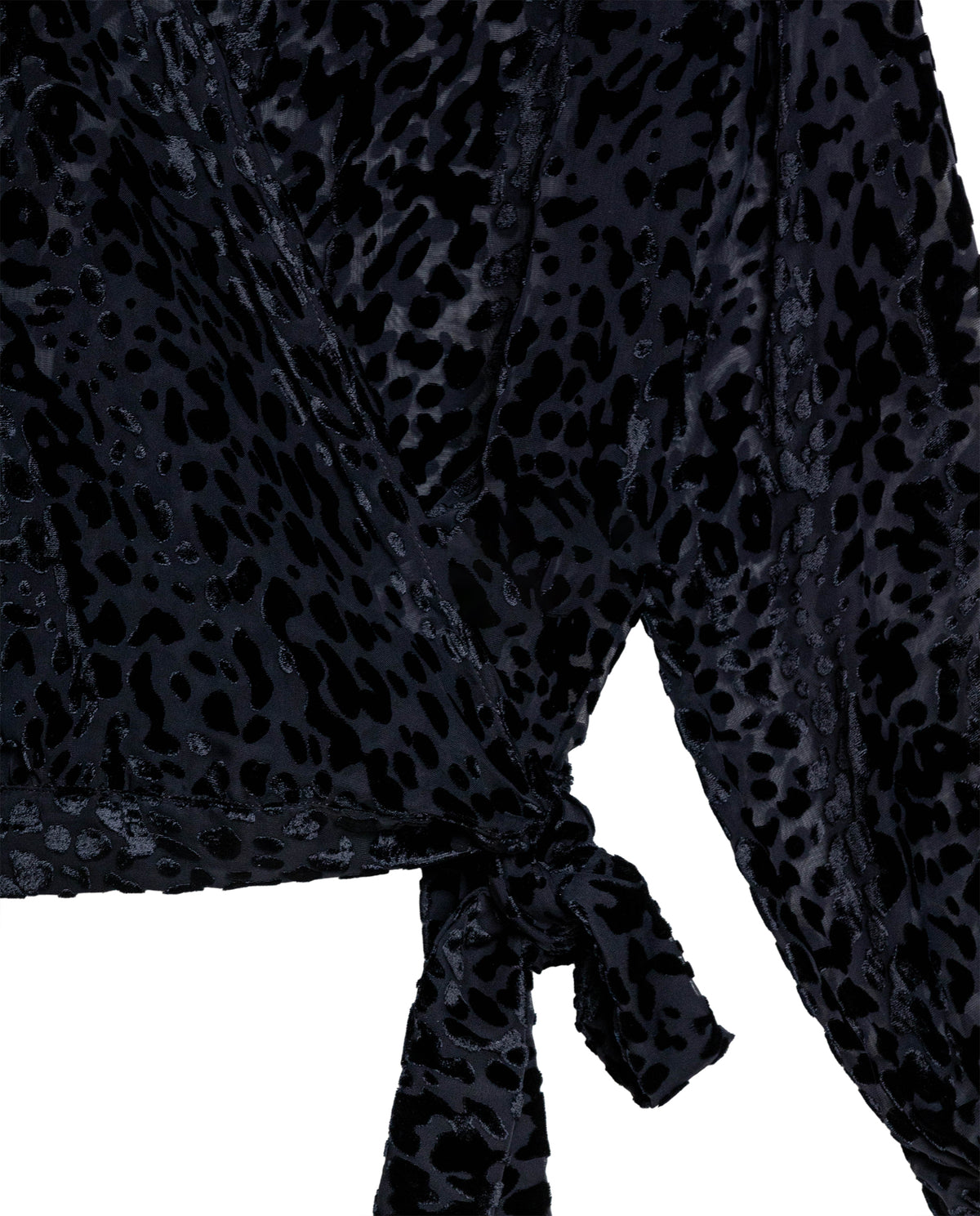 Women´s Wrap-Front Blouse - Black 63_712H015_NEG194003_8