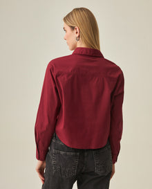 Women´s Straight Crop Shirt - Red 63_712H017_ROJ191522_6