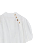 Women´s Textured Top - White 63_712H019_BLA110601_8