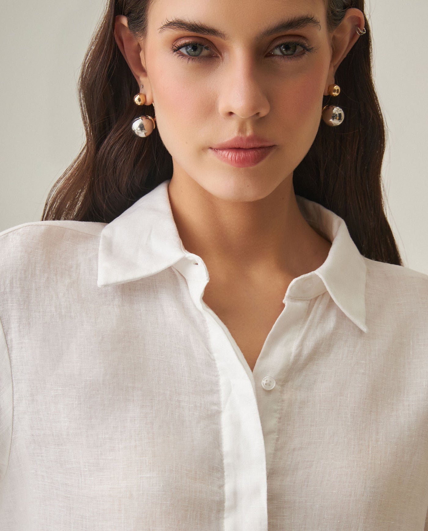 Women´s Linen Shirt - Raw 63_712H020_CRU114201_5