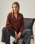 Women´s Cropped Blouse - Brown 63_712H021_CAF191321_0