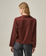 Women´s Cropped Blouse - Brown 63_712H021_CAF191321_7