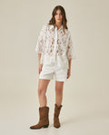 Womens Floral Lace Shirt - Raw 63_714H003_CRU110103_4