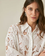 Womens Floral Lace Shirt - Raw 63_714H003_CRU110103_5