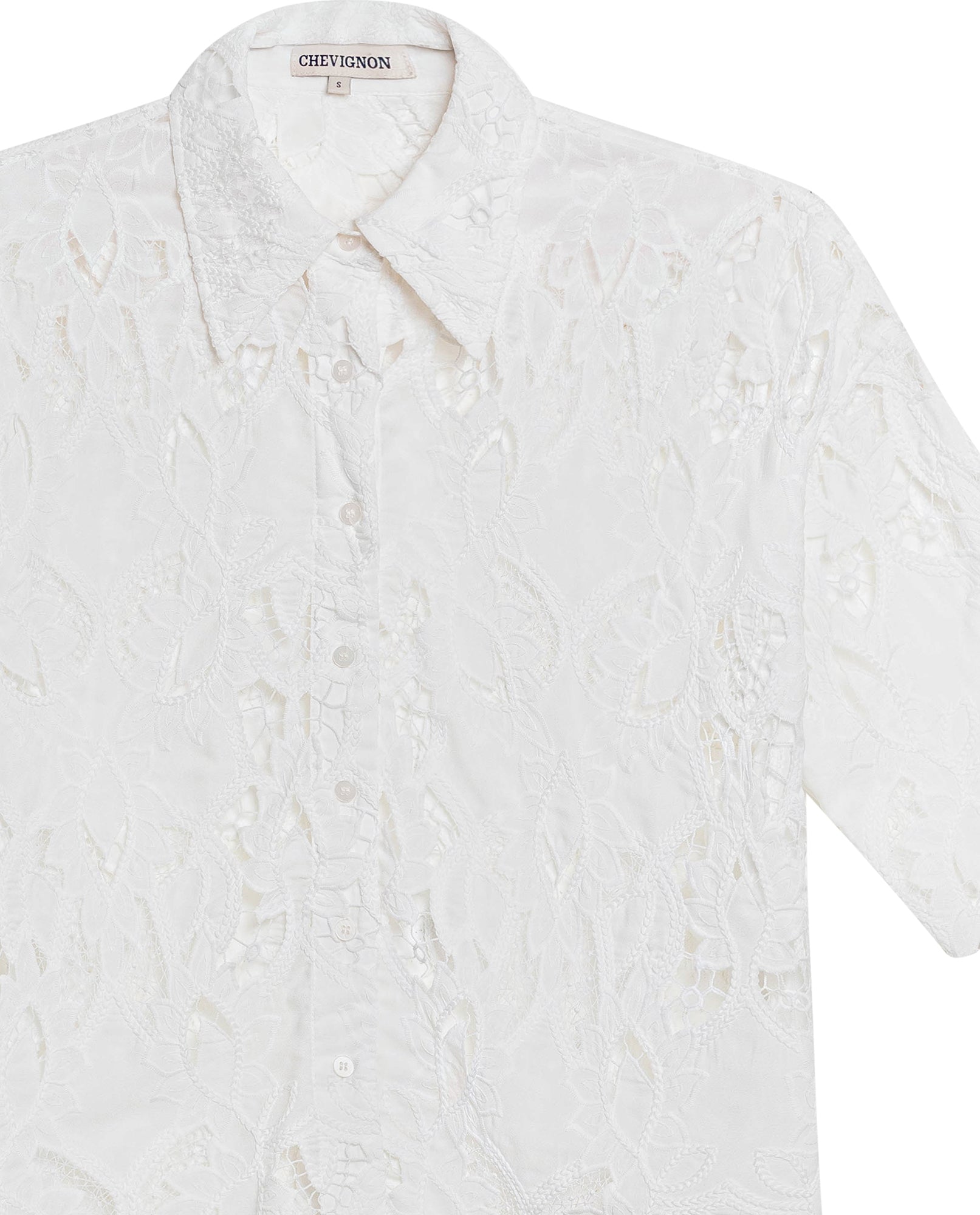 Womens Floral Lace Shirt - Raw 63_714H003_CRU110103_8