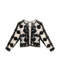 Womens Open-Knit Floral Shirt - Black 63_714H008_NEG194007_3