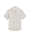 Womens Lace Insert Shirt - Raw 63_714H009_CRU110103_3