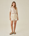 Womens Lace Insert Shirt - Raw 63_714H009_CRU110103_4