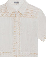 Womens Lace Insert Shirt - Raw 63_714H009_CRU110103_8