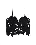 Womens V-Neck Cutwork Embroidered Top - Special Collection - Black 63_714H501_NEG194007_5