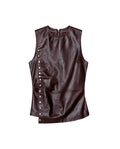 Womens Lambskin Leather Convertible Top - Special Collection - Red 63_717H503_ROJ191617_4