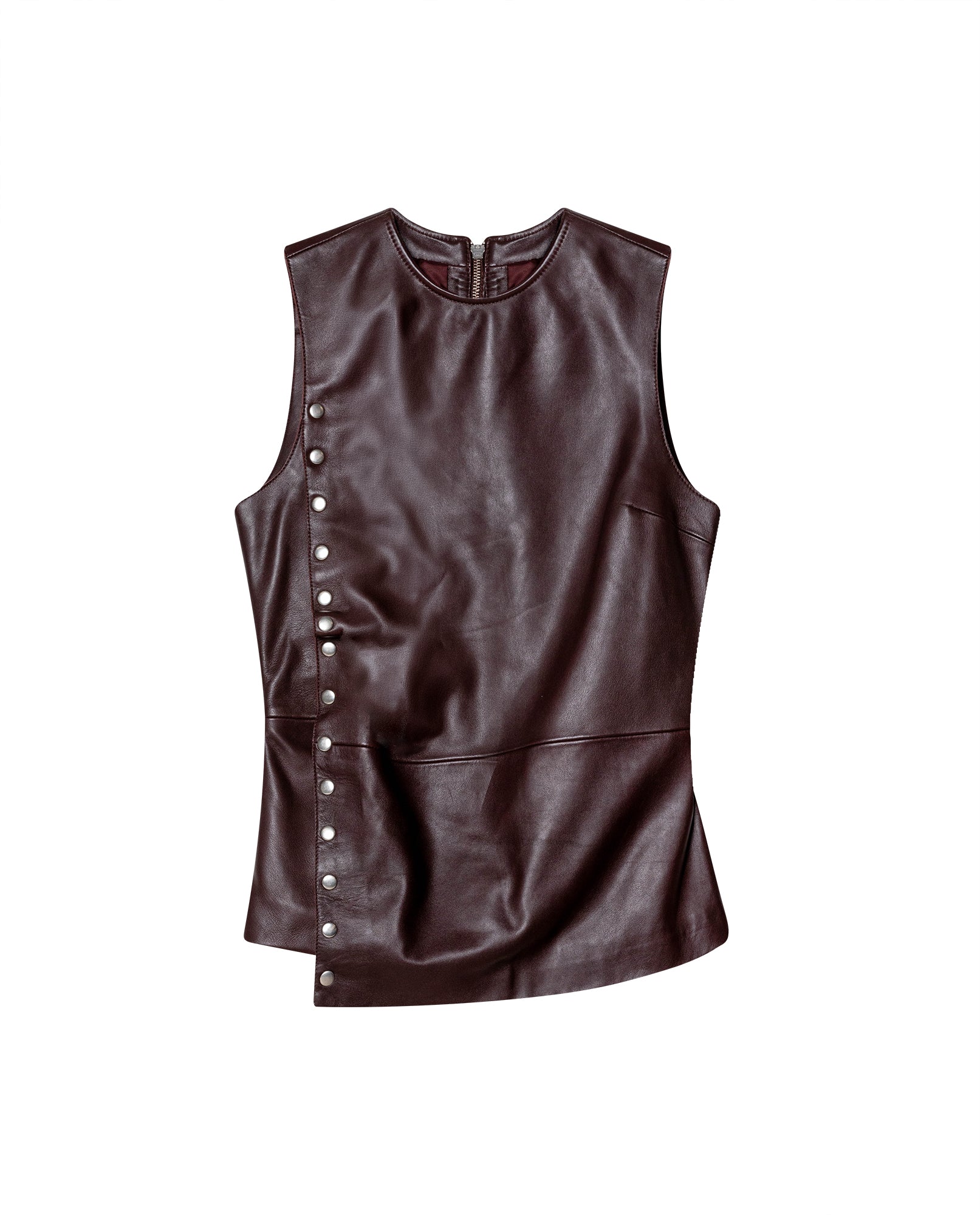 Womens Lambskin Leather Convertible Top - Special Collection - Red 63_717H503_ROJ191617_4