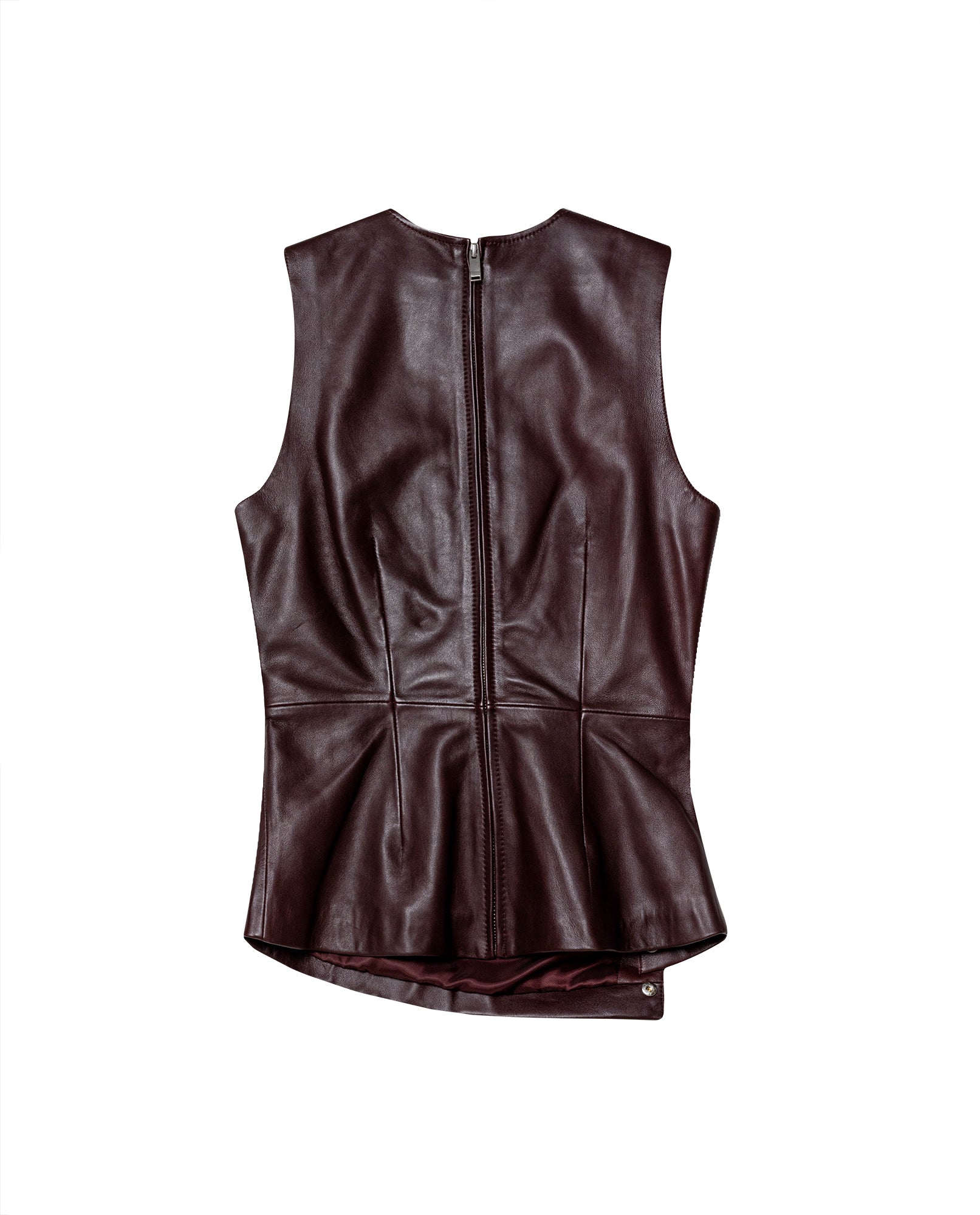 Womens Lambskin Leather Convertible Top - Special Collection - Red 63_717H503_ROJ191617_6