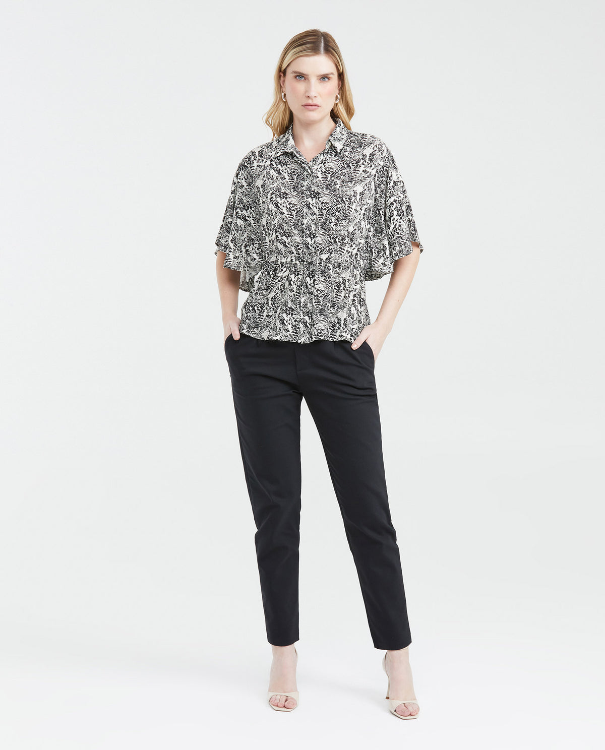 Women´s Viscose Peplum Shirt - Raw 63_719F011_CRU110107_3