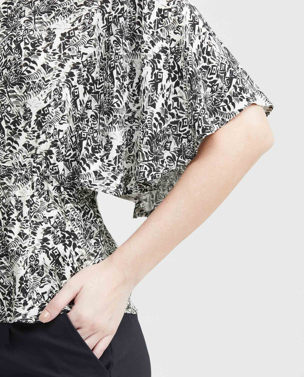 Women´s Viscose Peplum Shirt - Raw 63_719F011_CRU110107_6