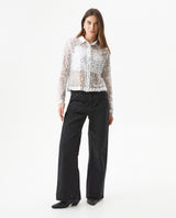 Women's Sequined Regular Fit Shirt in Polyester Stretch Blend, Ballroom - 3