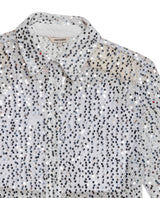 Women's Sequined Regular Fit Shirt in Polyester Stretch Blend, Ballroom - 7