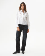 Camisa Silueta Slim para Mujer - White 63_719G009_BLA110601_4
