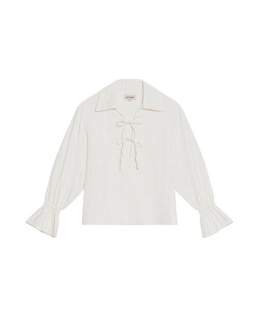 Women´s Bow Blouse - Raw 63_719G010_CRU114302_3