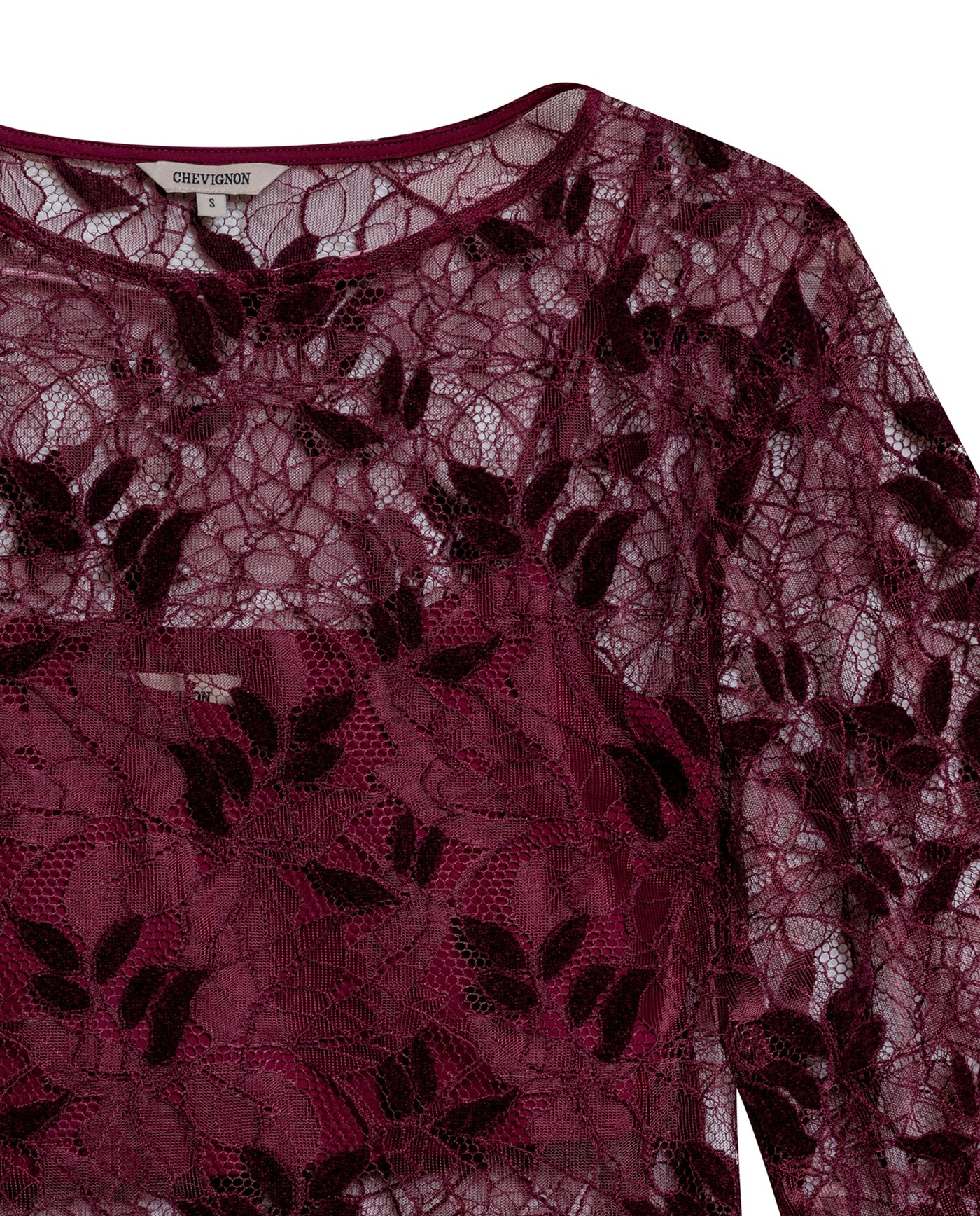 Women's Embroidered Sheer Straight Fit Blouse in Polyester, Coordinates - 3
