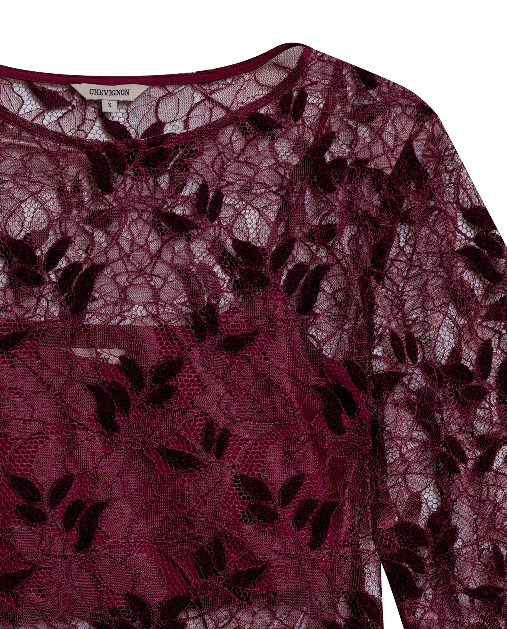 Women's Embroidered Sheer Straight Fit Blouse in Polyester, Coordinates - 3