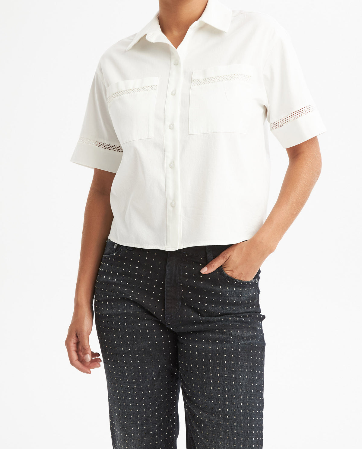 Women´s Cropped Shirt - Raw 63_719G018_CRU110606_3