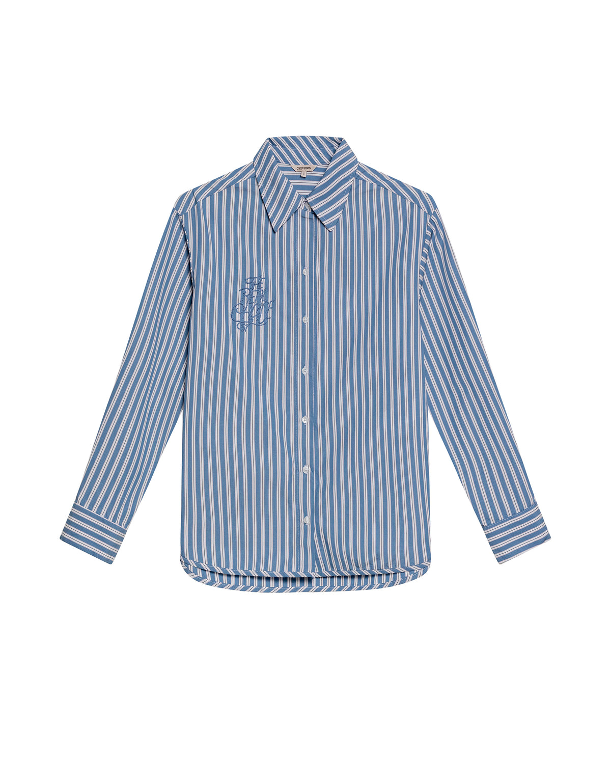 Men´s Striped Cotton Shirt - Blue 63_719G019_AZU184220_3