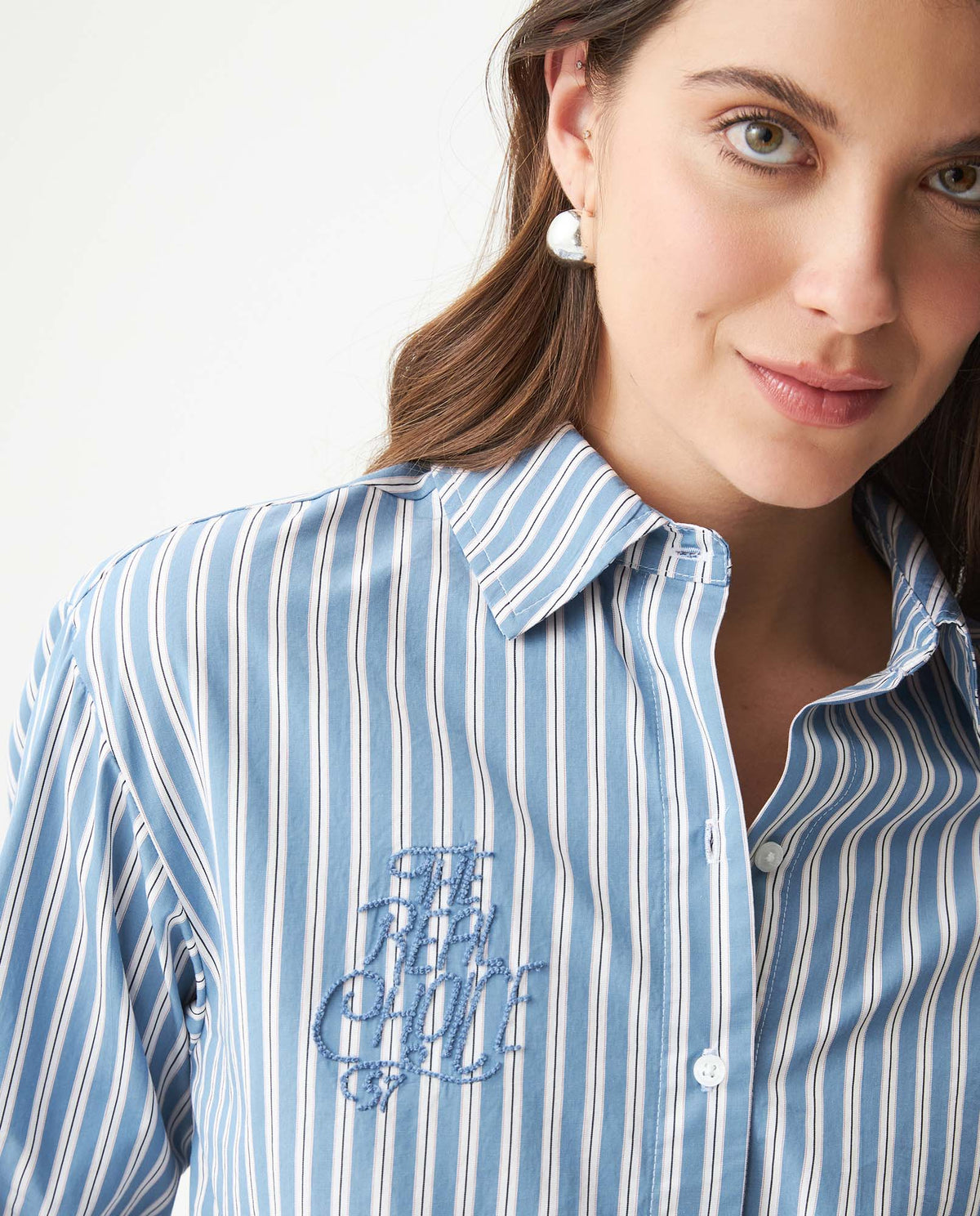Men´s Striped Cotton Shirt - Blue 63_719G019_AZU184220_5