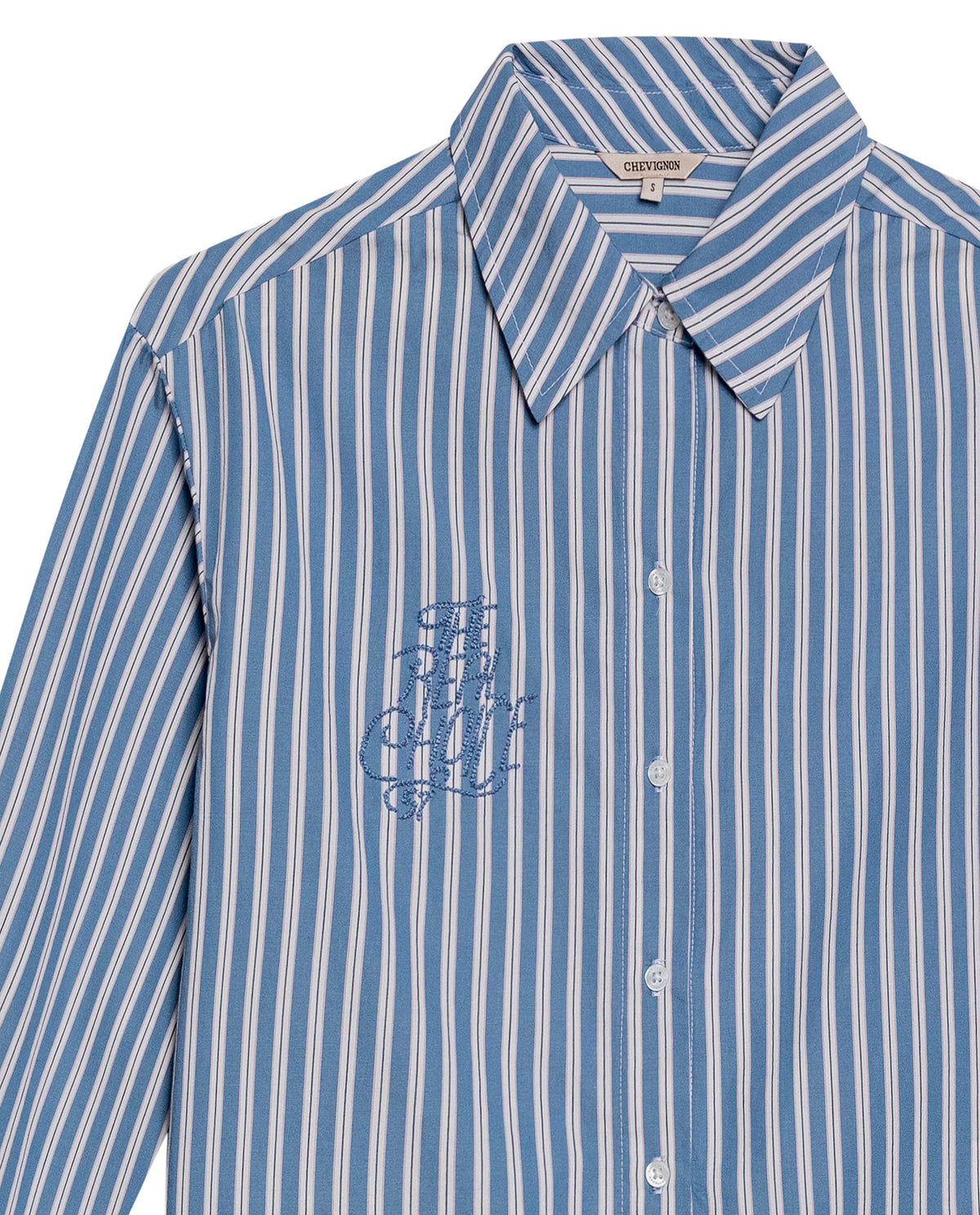 Men´s Striped Cotton Shirt - Blue 63_719G019_AZU184220_8