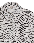 Women's Resort Print Straight Shirt in Viscose, Berth - 7