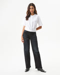 Women´s Cropped Oxford Shirt - White 63_719G032_BLA110601_4