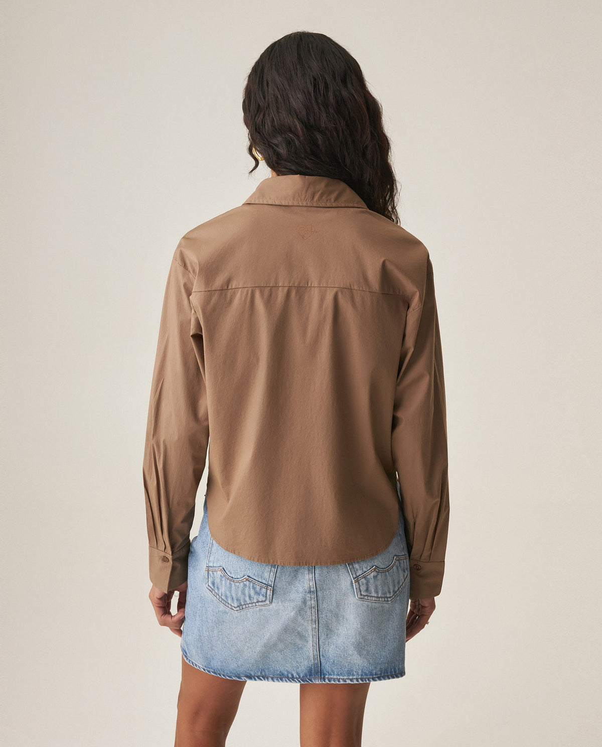 Women´s Poplin Shirt - Brown 63_719H000_CAF181015_5