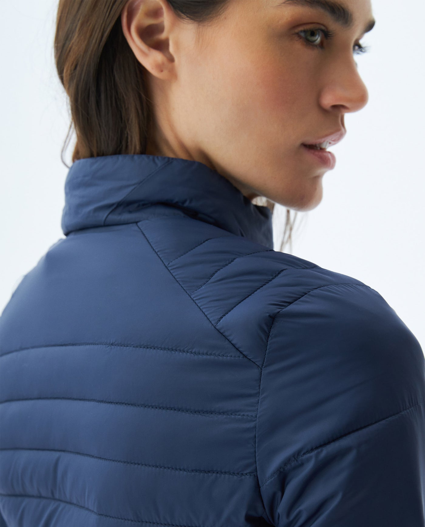 Womens Quilted Water-Resistant Packable Jacket with Storage Bag - Blue 63_720E000_AZU194025_6