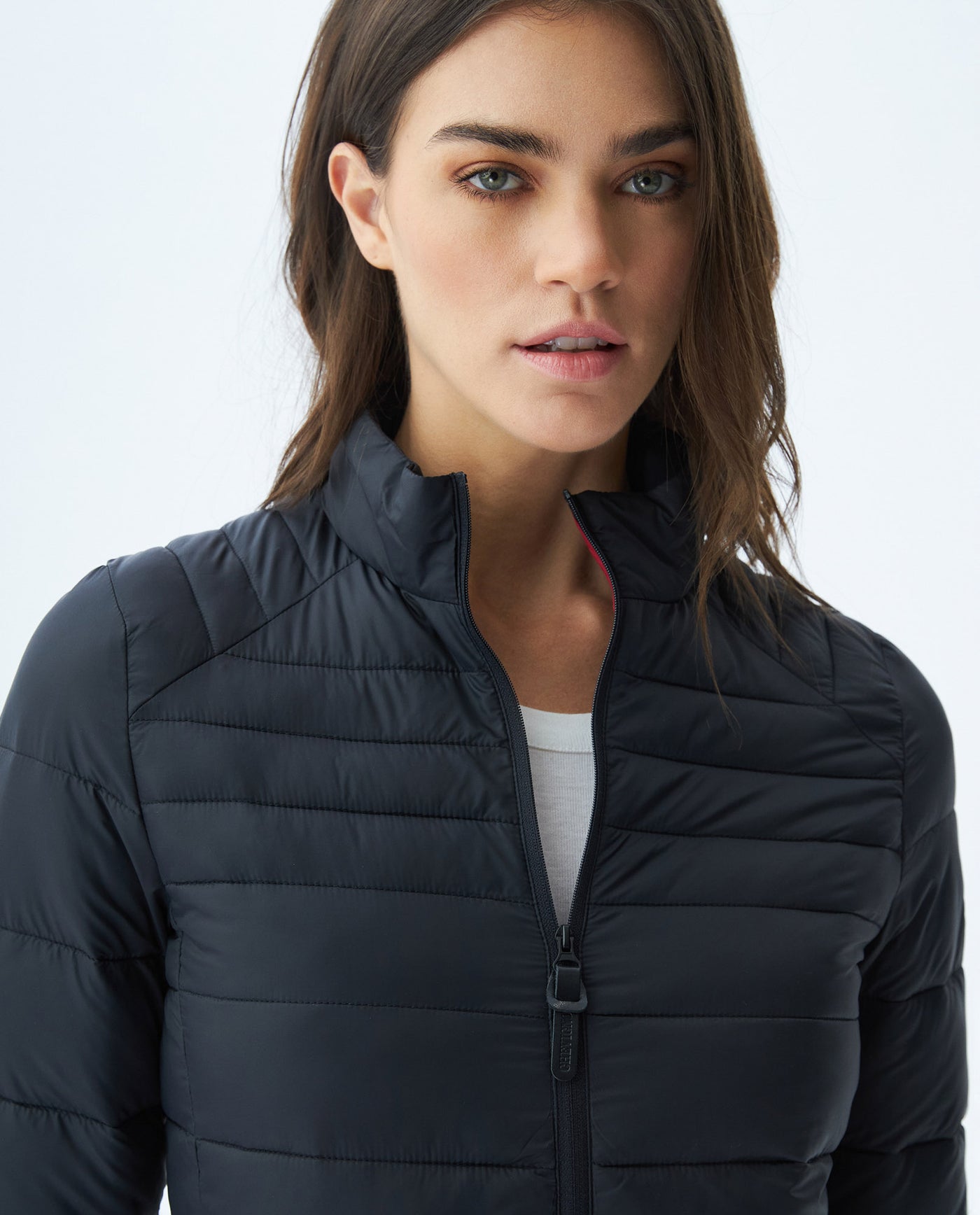 Womens Quilted Water-Resistant Packable Jacket with Storage Bag - Black 63_720E000_NEG193909_5