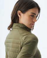 Womens Quilted Water-Resistant Packable Jacket with Storage Bag - Green 63_720E000_VER180430_6