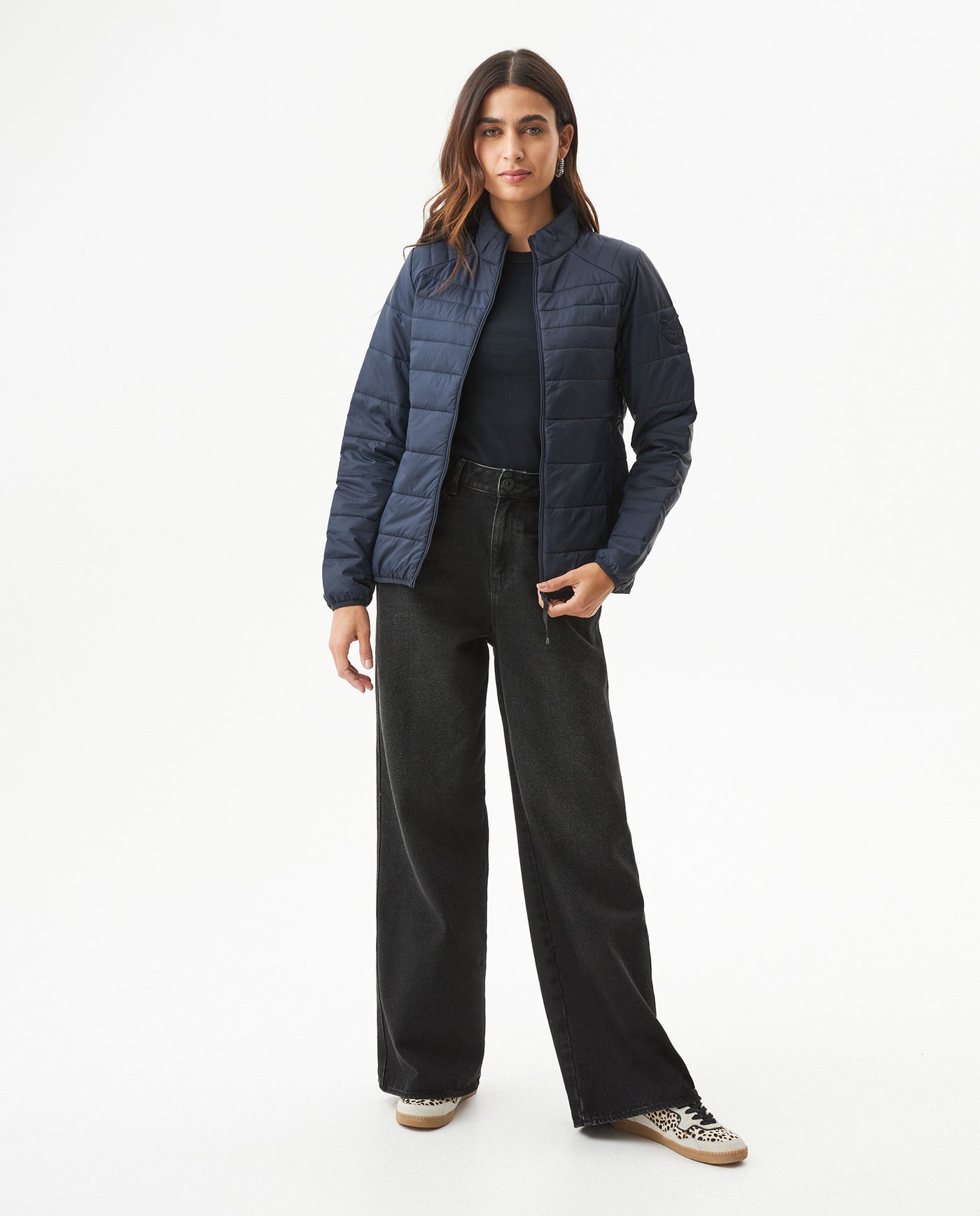 Women's Packable Quilted Jacket Water-Resistant in Polyamide 63_720G000_AZU194011_4