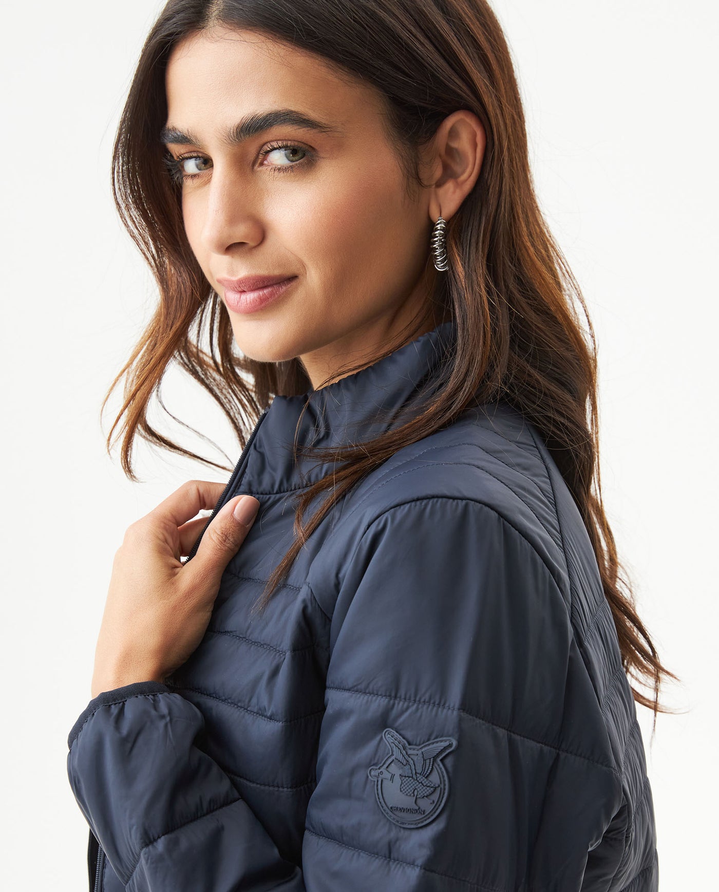 Women's Packable Quilted Jacket Water-Resistant in Polyamide 63_720G000_AZU194011_5