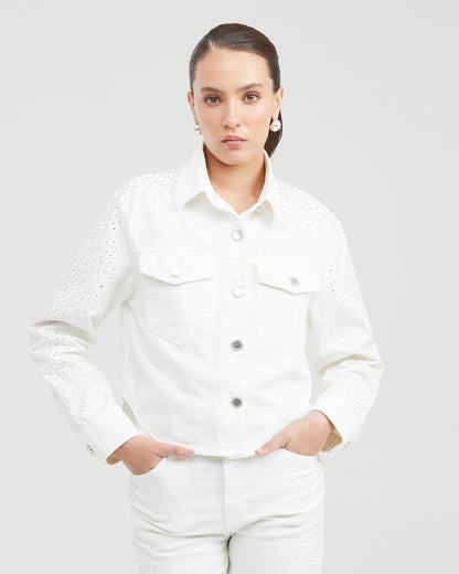SHINY TRUCKER SHACKET